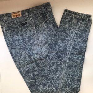 Manisha Paisley High Waisted Vintage Jeans